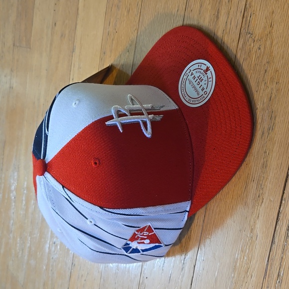 NWT Mitchell & Ness Houston Rockets "WHAT THE" Snapback Hat 75th Anniversary - Picture 4 of 12
